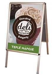 Reklamné áčka do interiéru