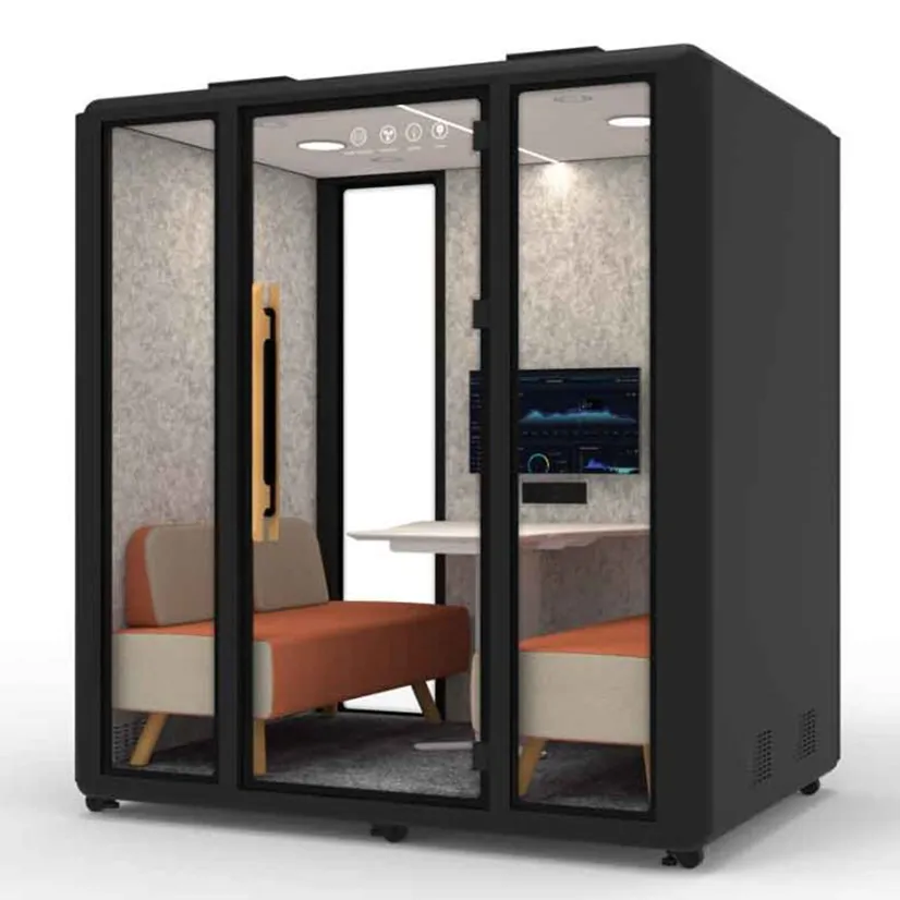 Akustická búdka v kancelárii