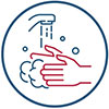 Pravidelne si umývajte ruky teplou vodou a mydlom alebo používajte dezinfekciu