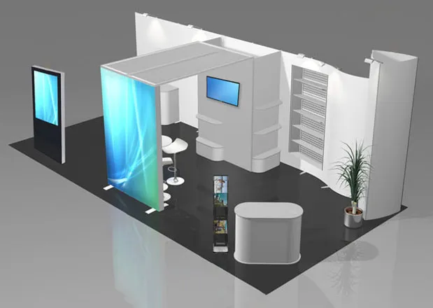 3D návrh výstavného systému ISOframe