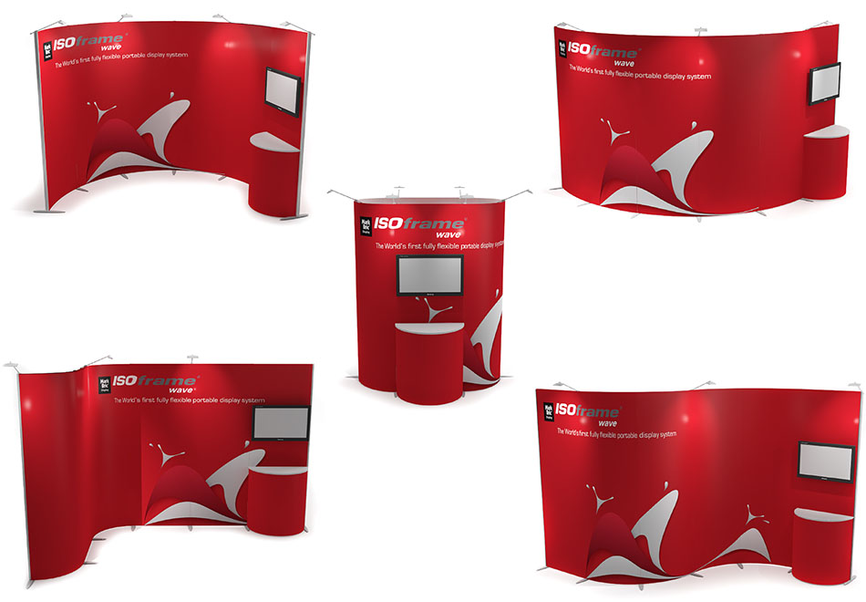 Tvarovanie výstavnej steny ISOframe