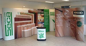 Výstavná stena ISOframe – ukážka realizácie