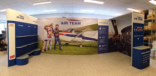 ISOframe – realizácia výstavného stánku