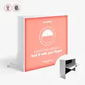 LED promo stolík 100 cm s uzamykateľným úložným priestorom