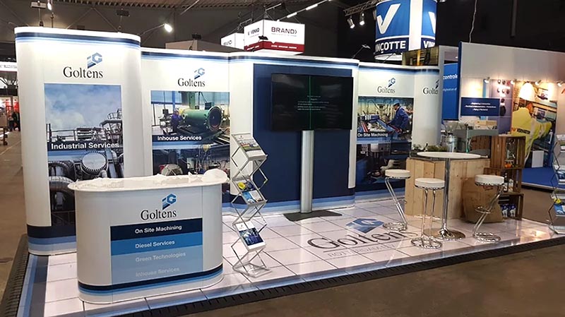 Podlaha Stand-ON® s grafikou pre výstavy a expozície