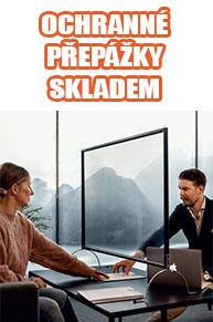 Ochranné přepážky skladem