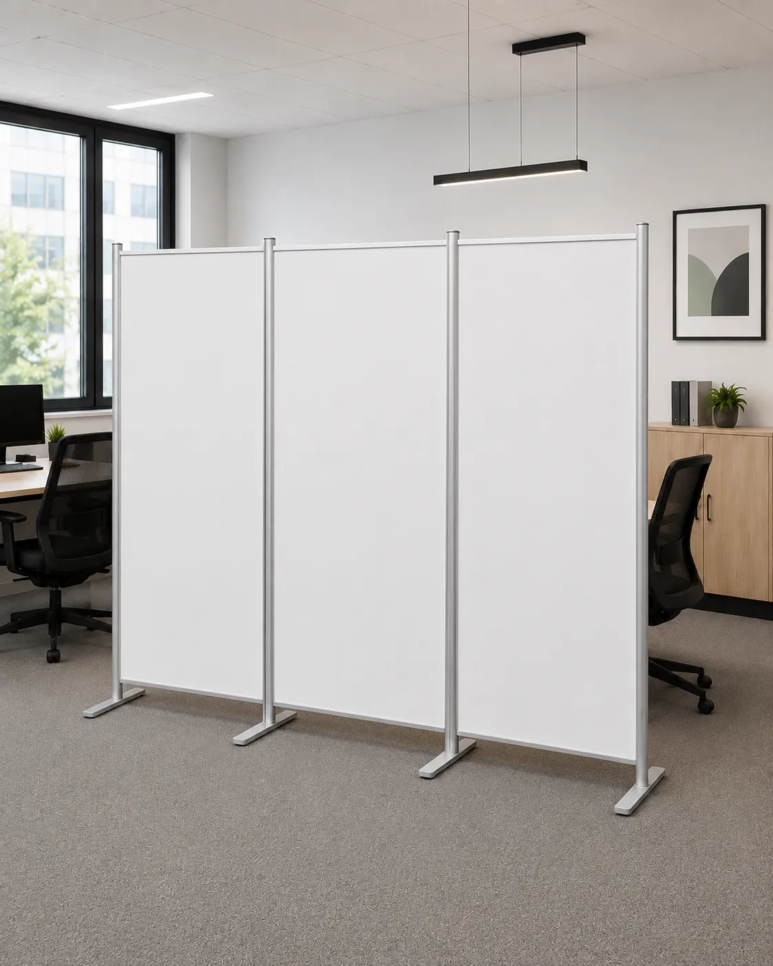 Mobilné deliace steny Smart s nepriehľadnou PVC výplňou