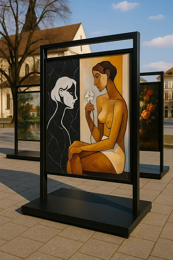 Vonkajší výstavný stojan Maxi