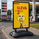 Vonkajší reklamný pútač Windstorm