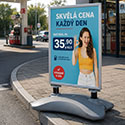 Vonkajší reklamný pútač Windstorm