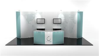Stánok ISOframe® Wave 10