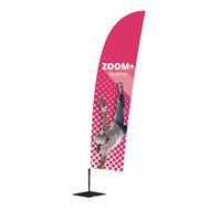 Reklamná vlajka Zoom Feather