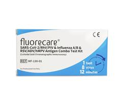 8v1 hMPV / PIV / RhV / Adeno / RSV / Chrípka A+B Covid SARS-CoV-2 výterový test - FluoreCare - 1ks