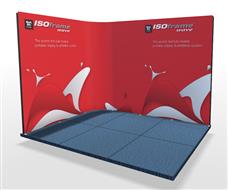 Prezentačná stena ISOframe® na plochu 3x2 m