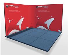 Prezentačná stena ISOframe® na plochu 3x3 m