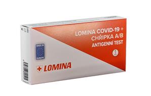 Lomina antigénový test kombo SARS-CoV-2 a chrípka A+B z nosa 1 ks