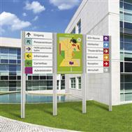 Orientačná vonkajší tabuľa Signcode