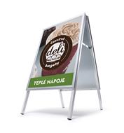 Reklamné áčko A1, ostré rohy, interiér