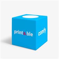 Reklamná sedacia kocka Pouf