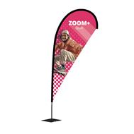 Reklamná vlajka kvapka Zoom Quill