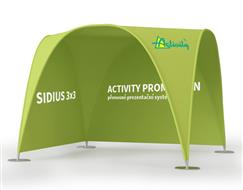 Párty stan Sidius 3x3 s potlačou