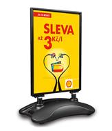 Vonkajší reklamný pútač Windstorm black